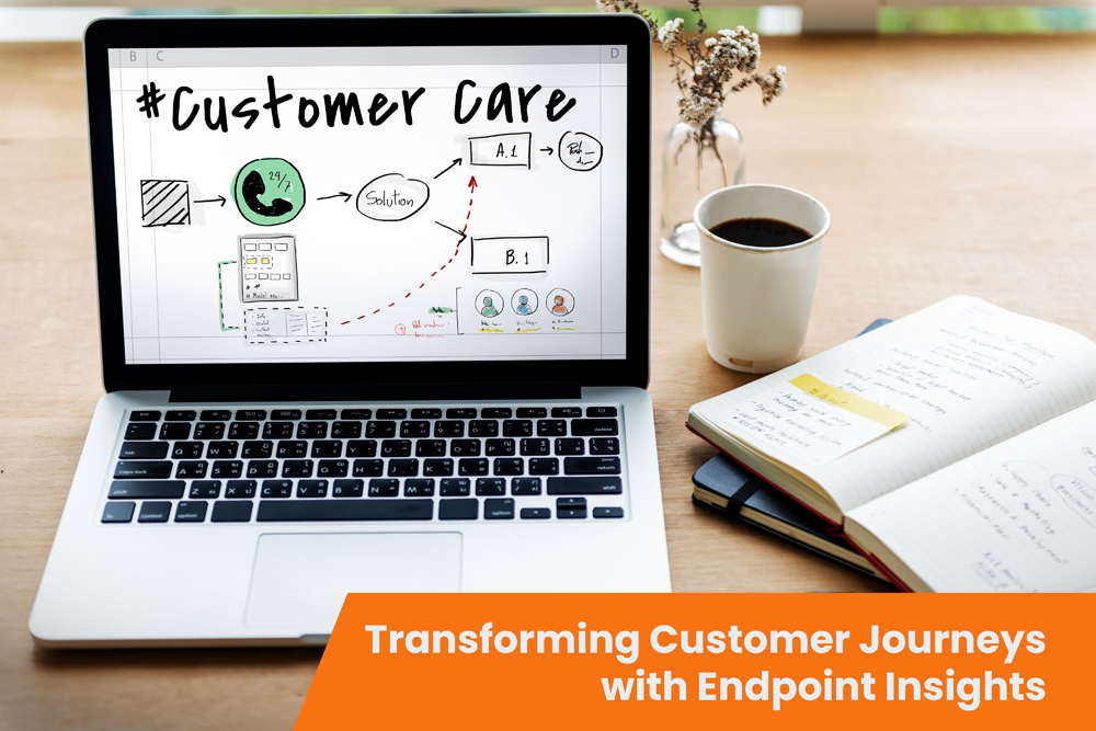 Real-time endpoint insights enhancing customer journeys through personalized experiences and optimized eCommerce platforms.